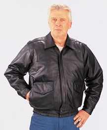 G101 Bomber Leather Jacket