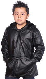 K11 Kids Long Coat with Hood
