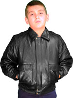 Click here for the Kids Lambskin Bomber Jacket