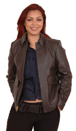 Ladies Indy Bomber Jacket Made in the USA