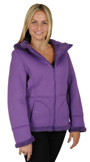 Click here for the F1269 Ladies Purple Poly Fleece Hood