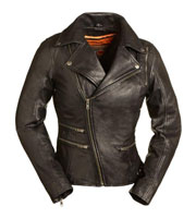 LC160 Crossover Leather Women's Biker Jacket