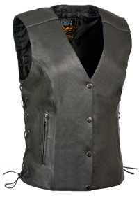 Ladies_high_neck_leather_vest